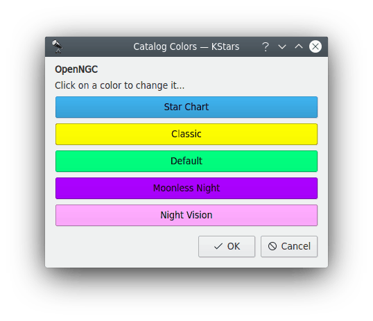The catalog color editor.