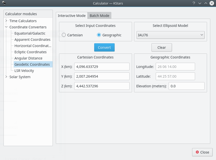Coordonnées géodésiques
