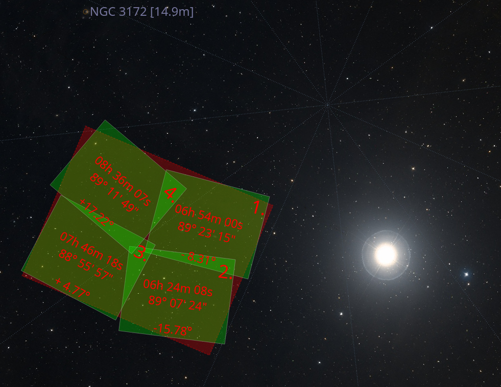 Scheduler Mosaic Tool - Large rotation