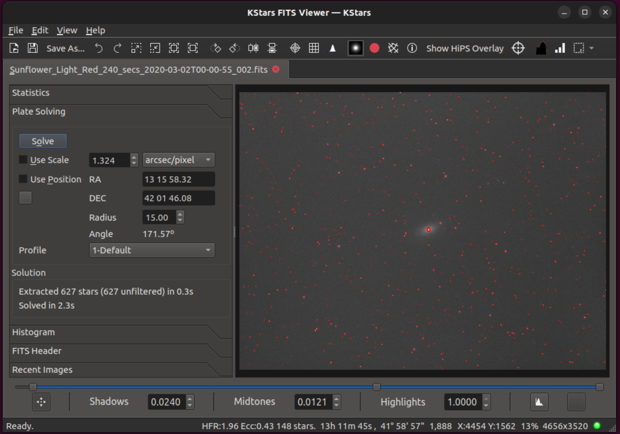 FITS Viewer Solver