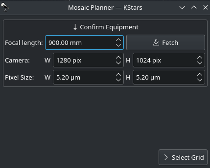 Confirm Equipment