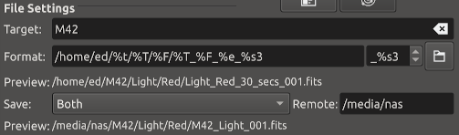 File Settings